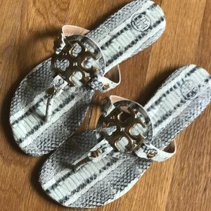 Tory Burch Python Miller Thongs