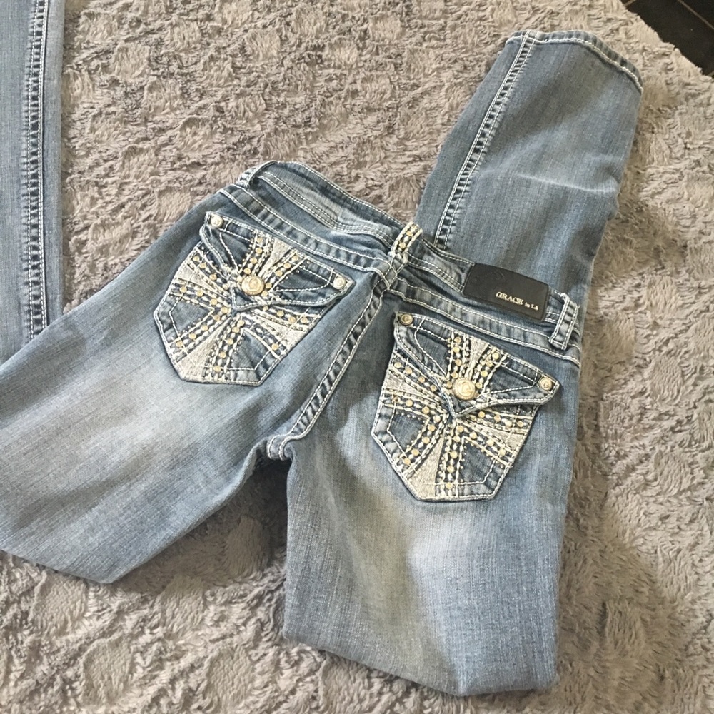 🎉HUGE PRICE DROP🎉•Grace in LA bootcut jeans• - Picture 5 of 7