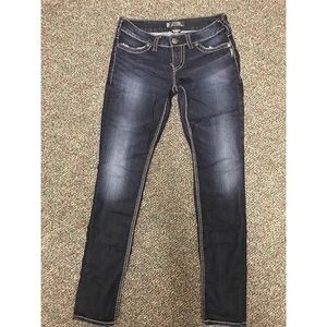 Maurice's Dark Blue Skinny Jeans