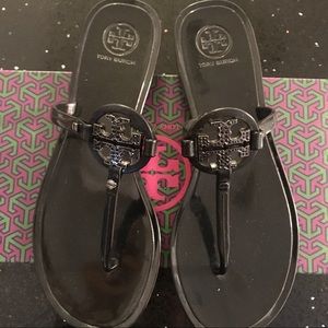 Tory Burch Mini Miller Studded Jelly Thong Sandals