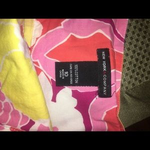 Floral skirt, flowy.