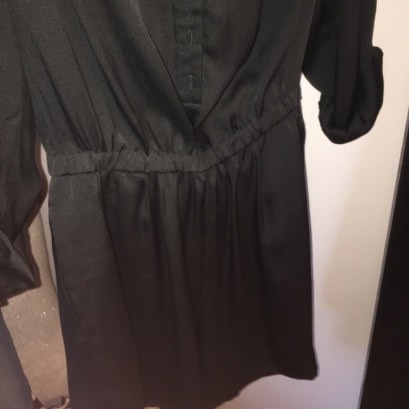 Sale!! Solid black romper 3/4 sleeves! - Picture 3 of 3