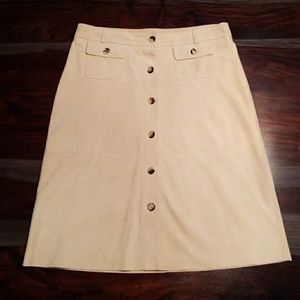 Theory 100% Suede Skirt