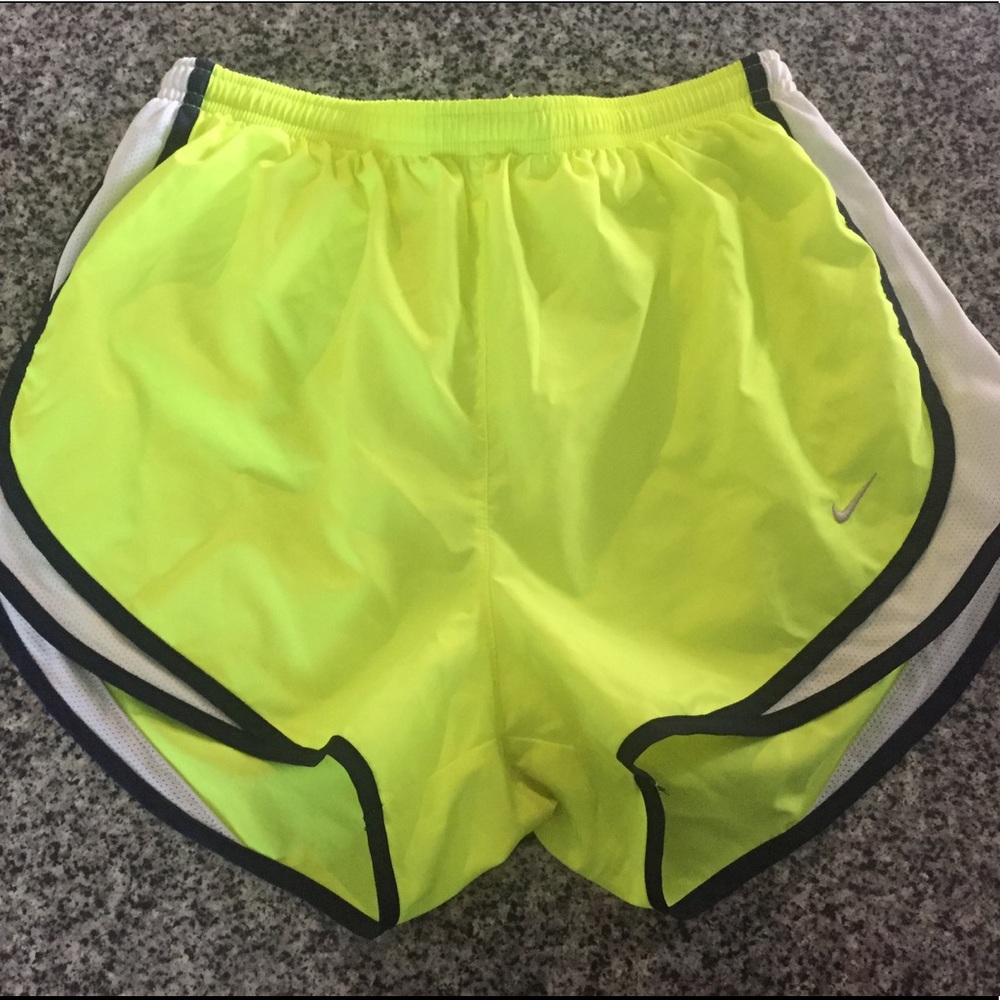Neon Nike Tempo Running Shorts