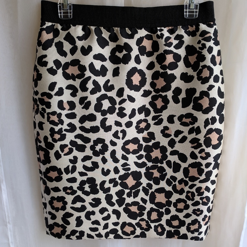 Ann Taylor Pencil Skirt Animal Leopard Print