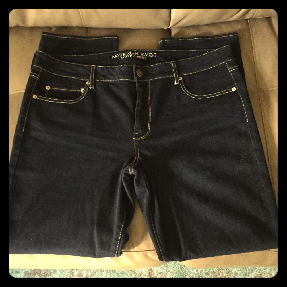 American Eagle Straight Leg Jeans Size 18 Regular