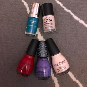 Nail polish set of five