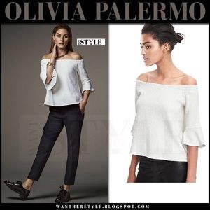 Off white off shoulder top