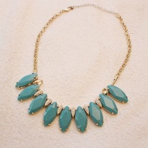 Turquoise Stone Statement Necklace