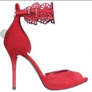 Jessica Simpson Lipstick Red Heels