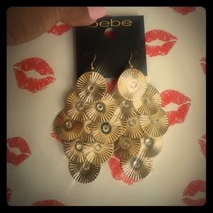 NEW BEBE dangle earrings sexy