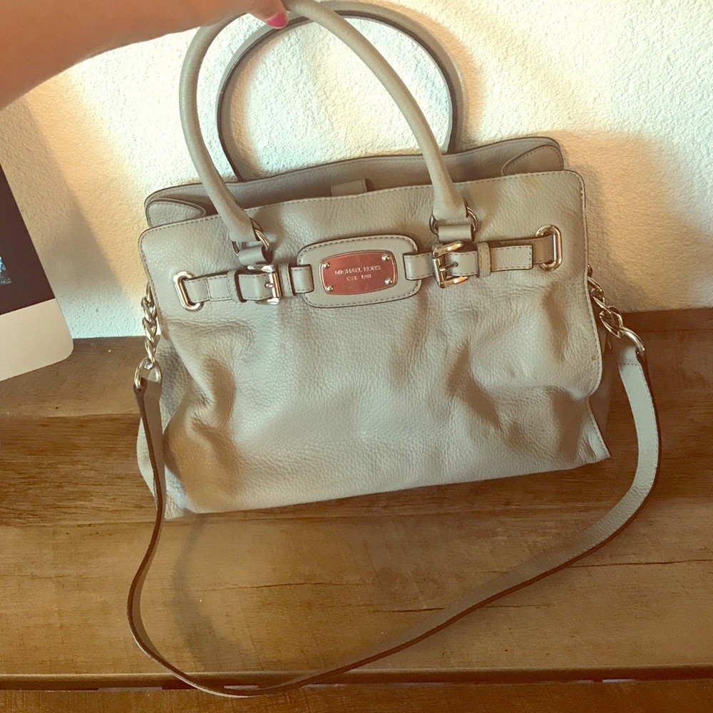 Gray Michael Kors Bag