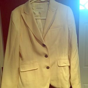 Cream banana republic blazer