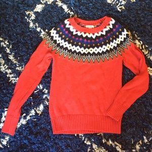 Old Navy bright fairisle sweater