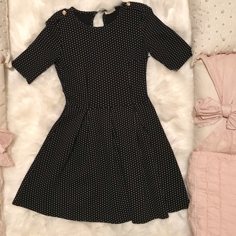Polka Dot A-Line Mini Dress