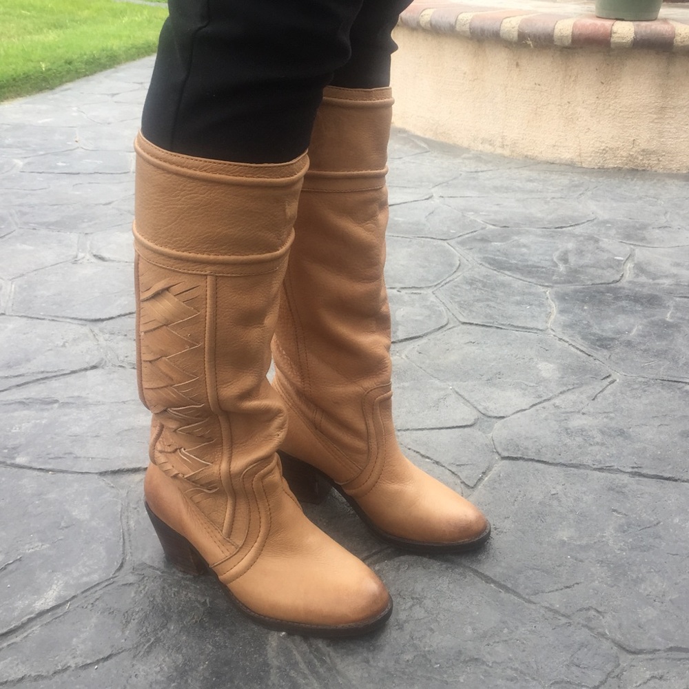 Fossil Leather Felicia Boots