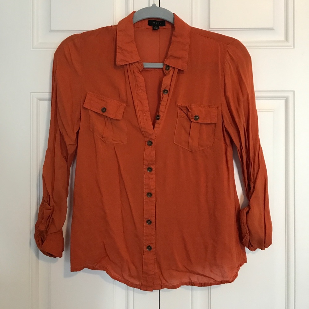 Pumpkin Spice ☕️ Button Down