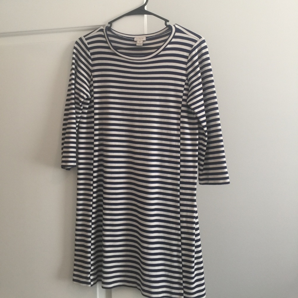 JCREW striped dress