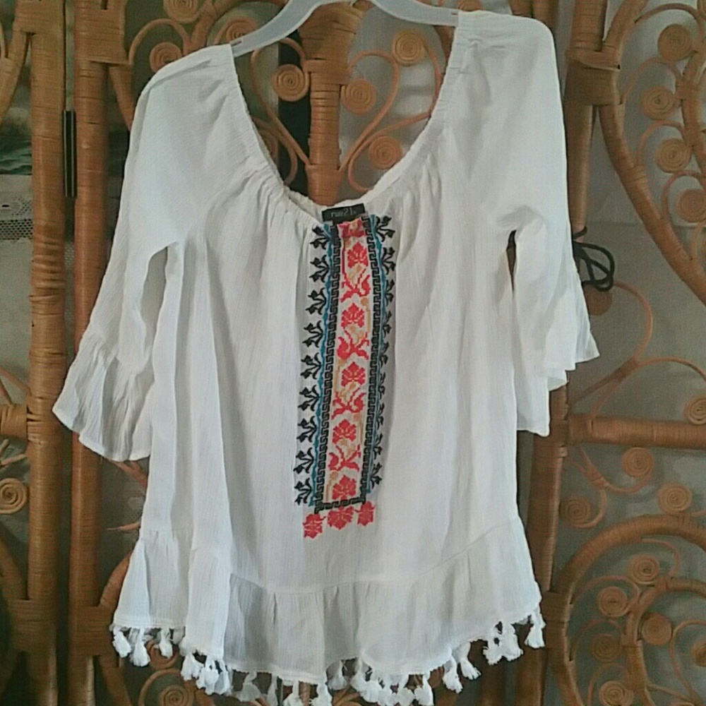 Rue 21 Poncho Blouse