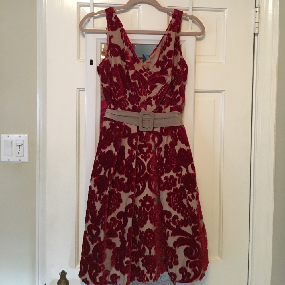 Red Velvet Dress