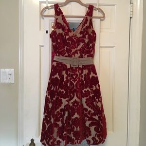 Red Velvet Dress