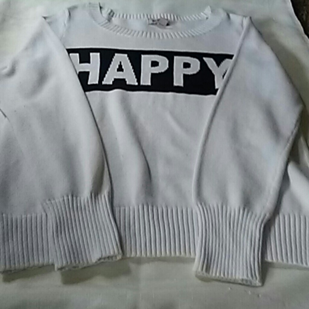 Junior happy sweater firm. cleaning out winter/