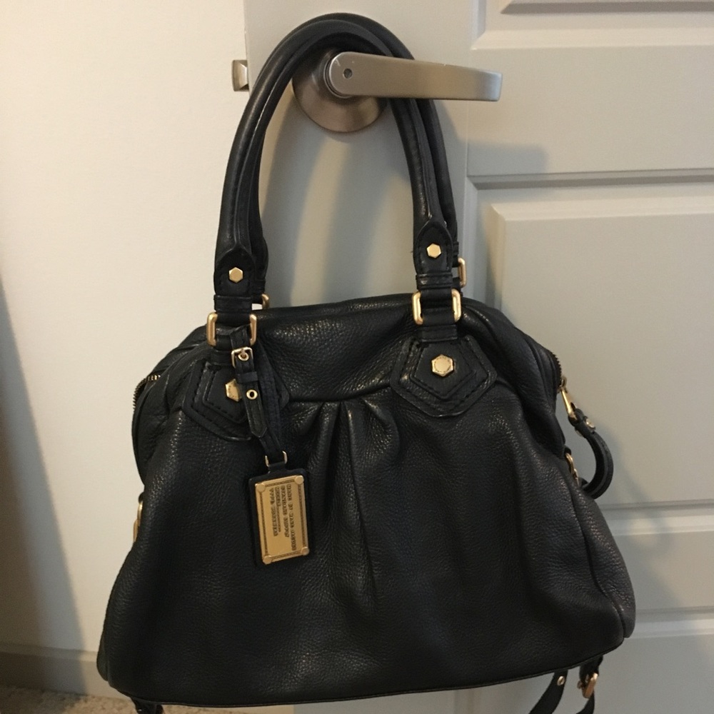 Marc Jacobs Black Shoulder Bag w/ Crossbody Strap