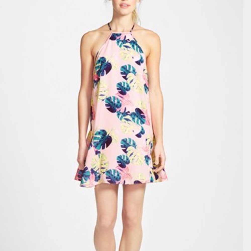Whitney Eve pink floral dress