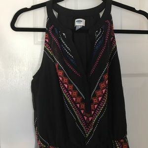 Black Boho Maxi Dress