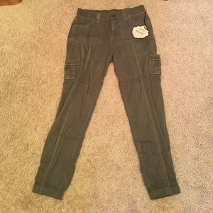 Army green cargo pants