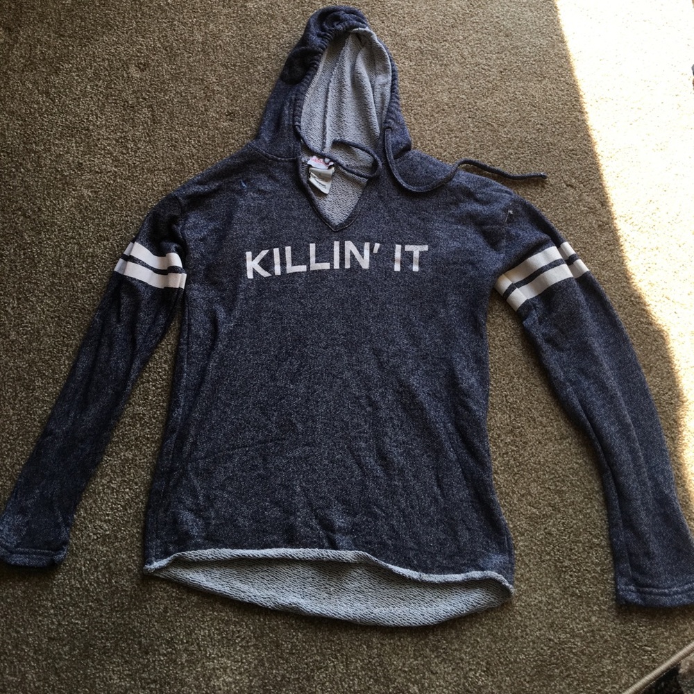 Woman's "Killin' It" hoodie.