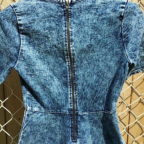 Charlotte Russe Stretchy denim dress - Picture 3 of 4