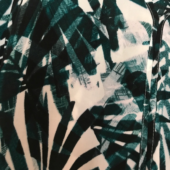 Banana Republic Palm Leaf Blouse - Picture 2 of 3