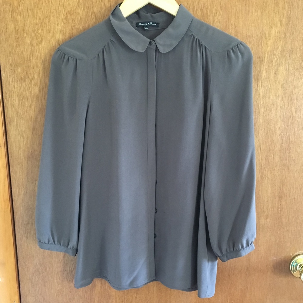 Madewell Broadway & Broome 100% Silk Blouse, Small