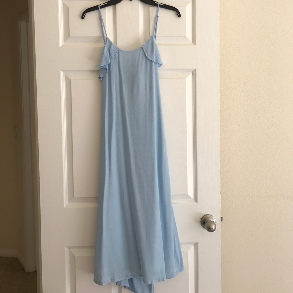 Whitney Eve powder blue midi dress