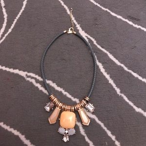 Stone statement necklace