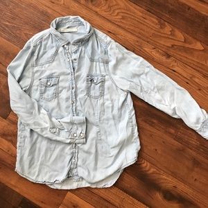 Zara Lyocell Button Down