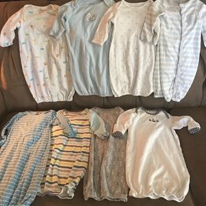 Set of 10 baby layettes various sizes