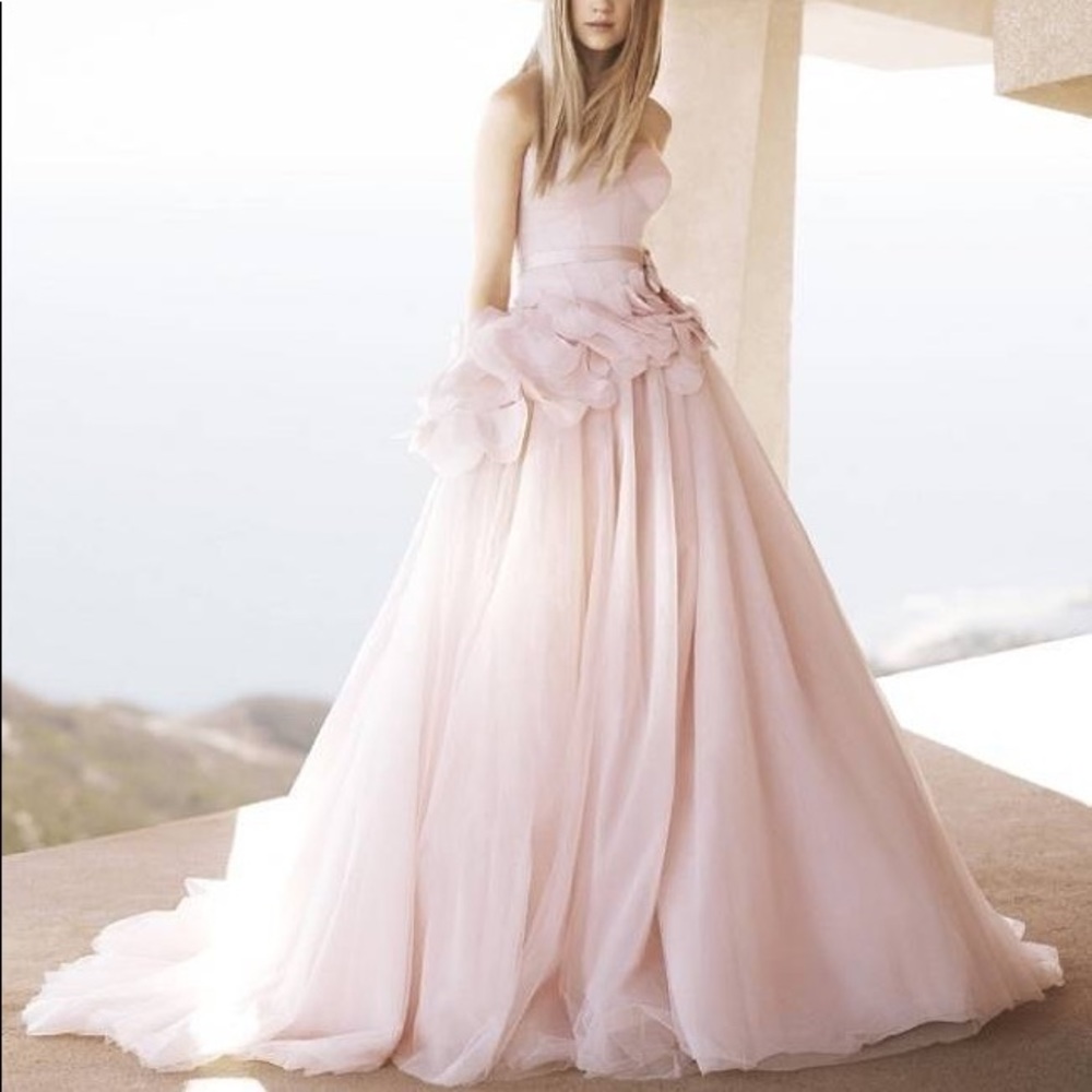 Vera Wang Boho Formal Wedding Dress Ivory