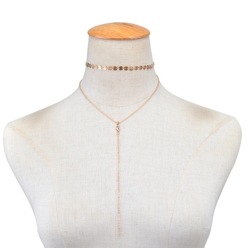 Hot Sale Fashion Women Crystal Choker Necklace