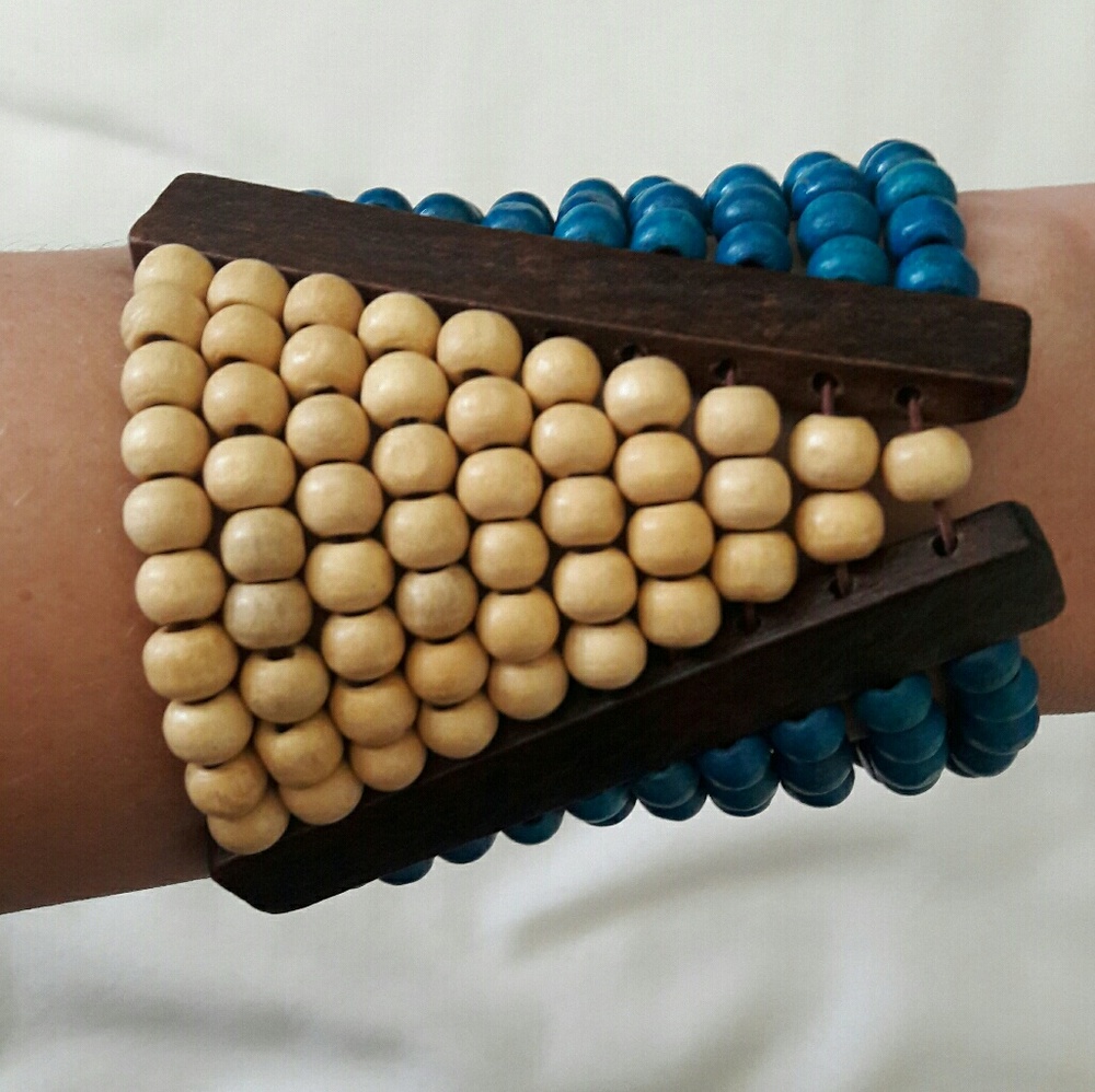 Beaded statement bracelet!