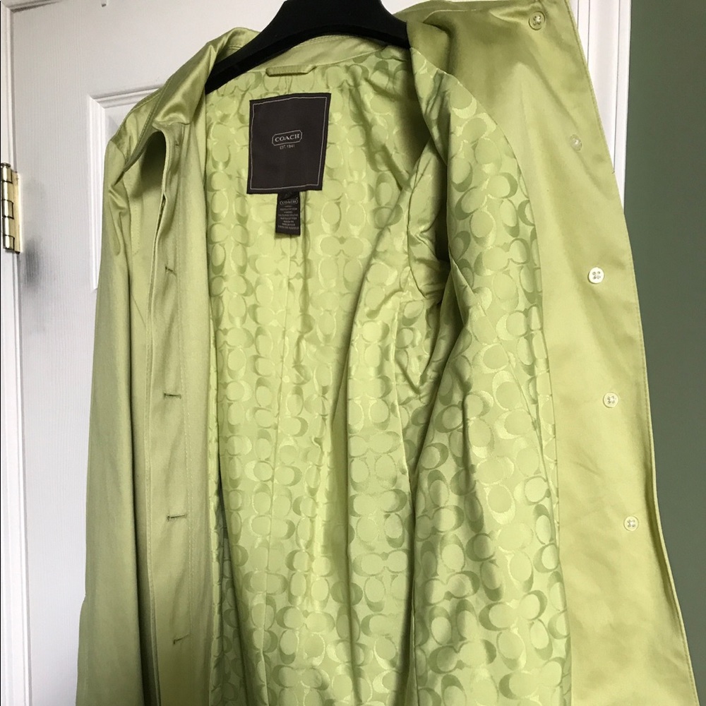 NWOT authentic Coach jacket w/matching bucket hat
