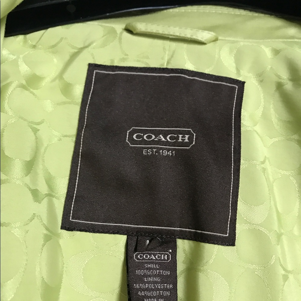 NWOT authentic Coach jacket w/matching bucket hat - Picture 3 of 6