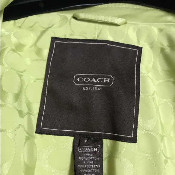 NWOT authentic Coach jacket w/matching bucket hat - Picture 3 of 6