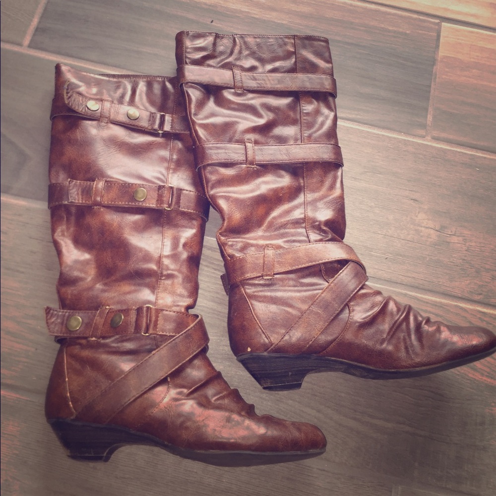 "Hey You" Brown Boots