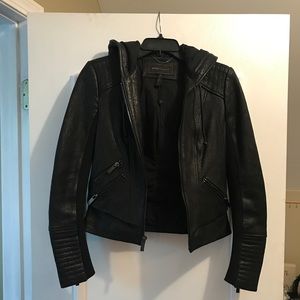 BCBG Moto leather jacket