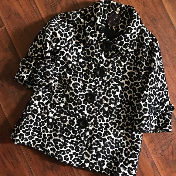 Gorgeous Forever 21 Leopard Swing Coat - Picture 2 of 8