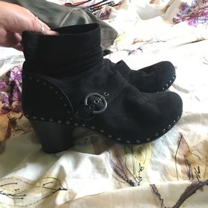 Black ankle boots