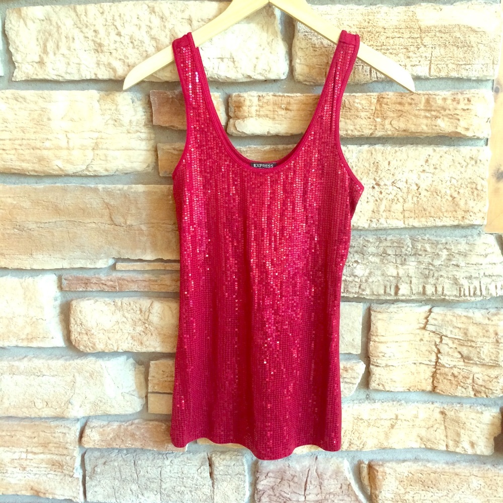 EXPRESS Sequin Tank