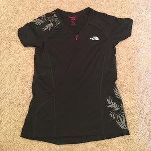 The north face half zip shirt